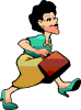 woman walking