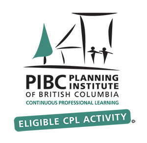Planning Institute of BC logo noting this course is an eligible CPL activity.