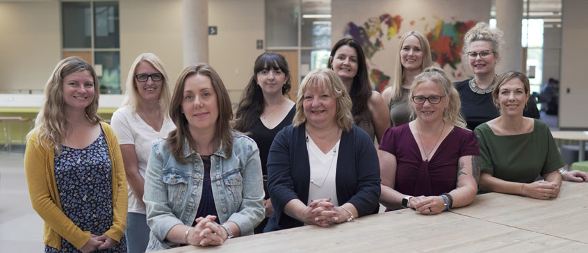 Group photo of the Student Services team