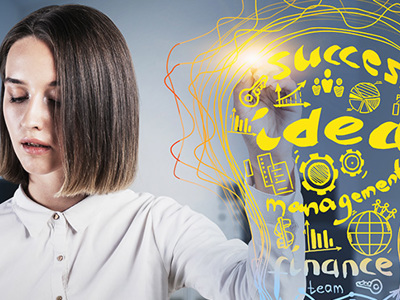 Workers in conference room