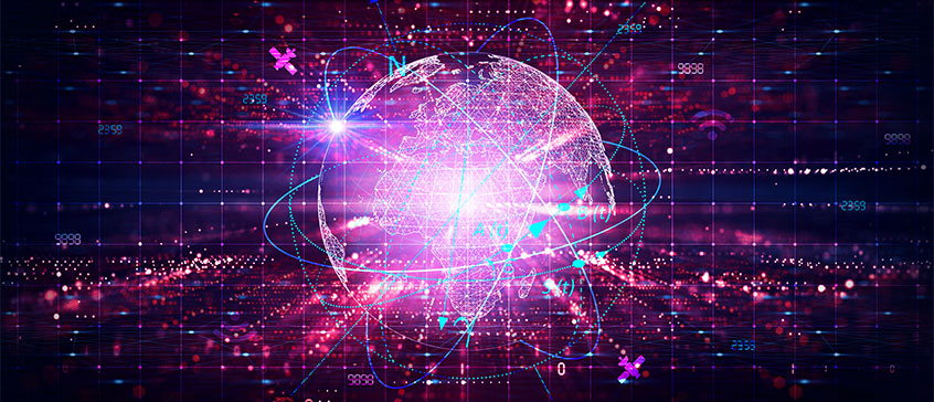 Geoinformatics and Geospatial Analysis Conceptual Illustration
