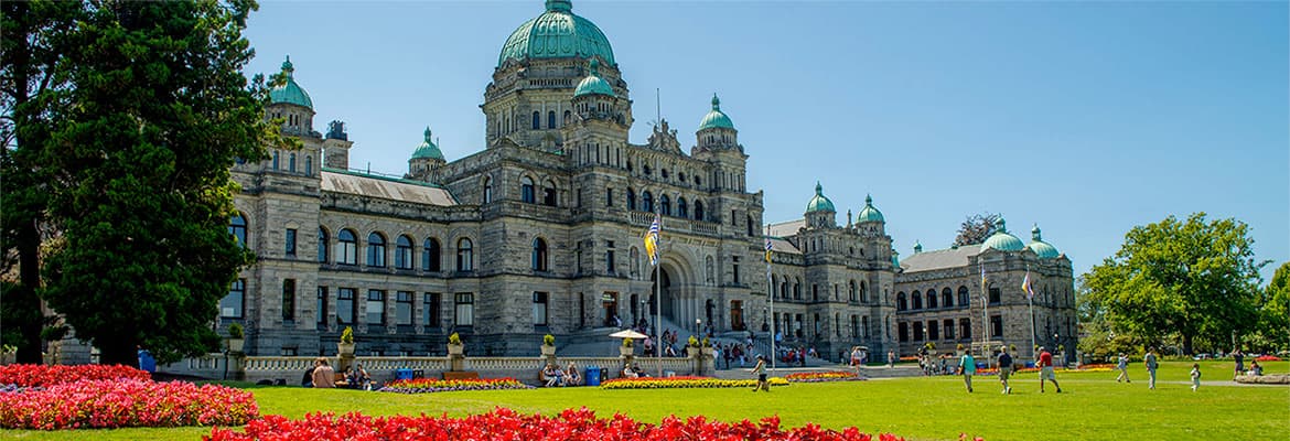 Parliament Building in Victoria, British Columbia