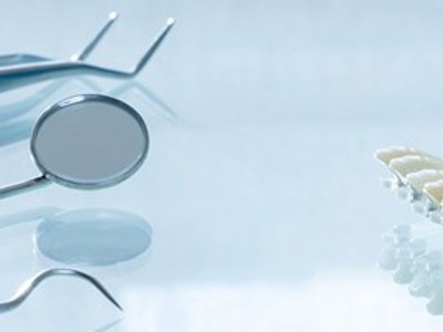 Dental tools on a table