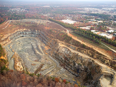 Photo of a large mine