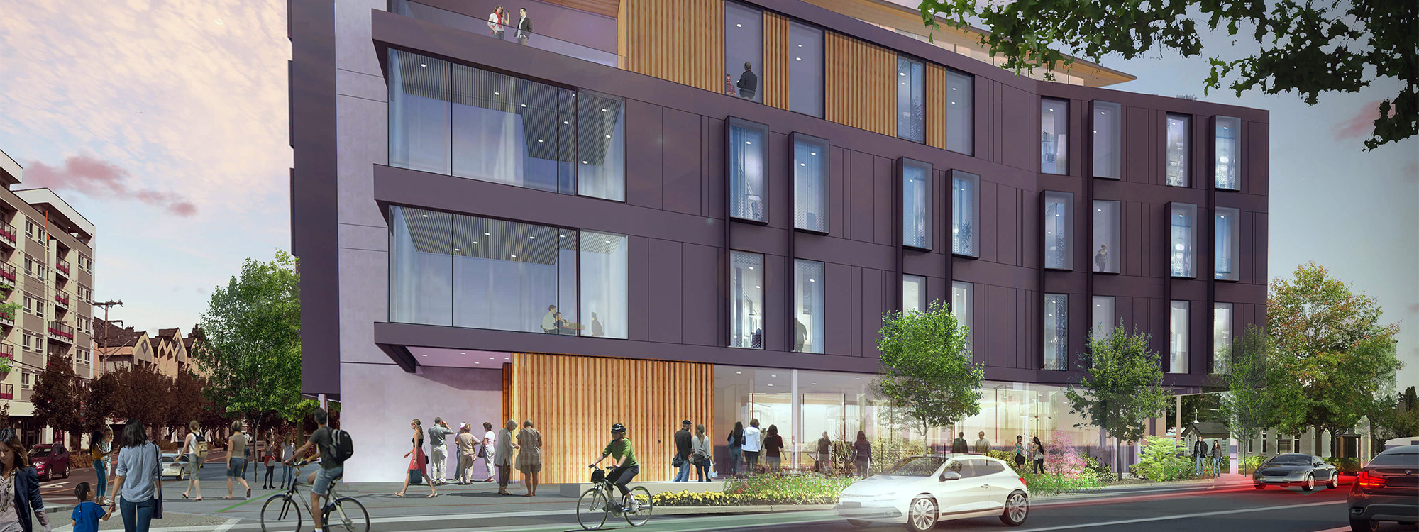 Rendering of the West Shore Campus, courtesy of hcma.