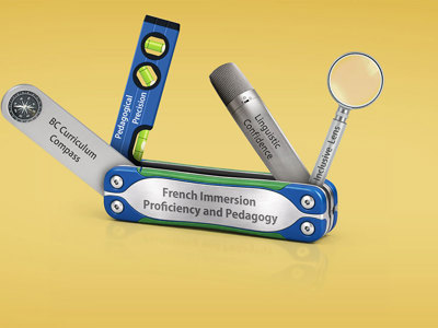 Multitool with everything you need for teaching French Immersion