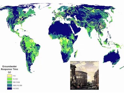 Map of groundwater
